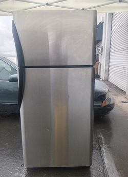 None Top Mount Stainless Refrigerator
