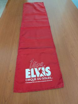 Viva Elvis Cirque du Soleil Red Banner