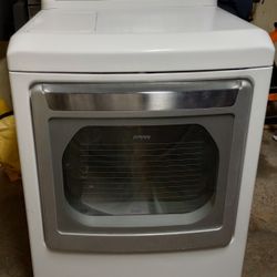 LG Gas Dryer with Steam Feature for Refreshing Wrinkled Garments 