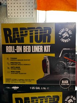 Raptor bed liner kit new