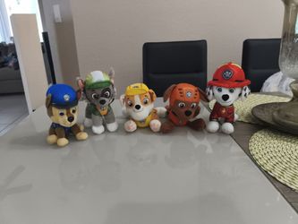 5 PAW PATROL Peluches