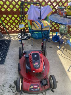 Toro self propelled mower
