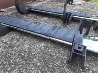 2014-19 CHEVY/GMC TRUCK REG CAB ( FACTORY) CHROME STEP BARS