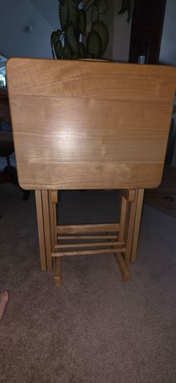 Solid Wood Heavy Duty TV trays