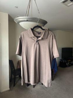 Banana Republic Luxe Touch Performance Polo – Heather Tan – Men’s Large