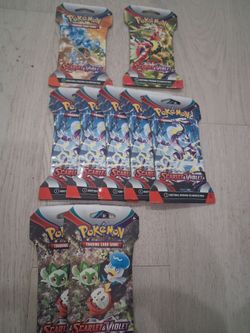 Pokemon sleeved booster packs