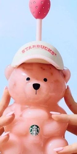 Starbucks Strawberry Bearista Glass Cup 2026