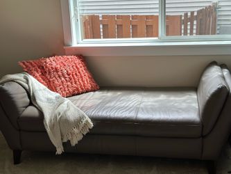 Natuzzi Leather Chaise