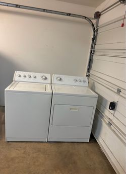 Washer and electric dryer