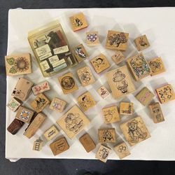 Assorted Rubber Stamps 
