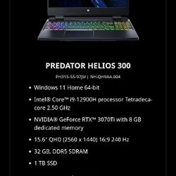 Predator Helios 300