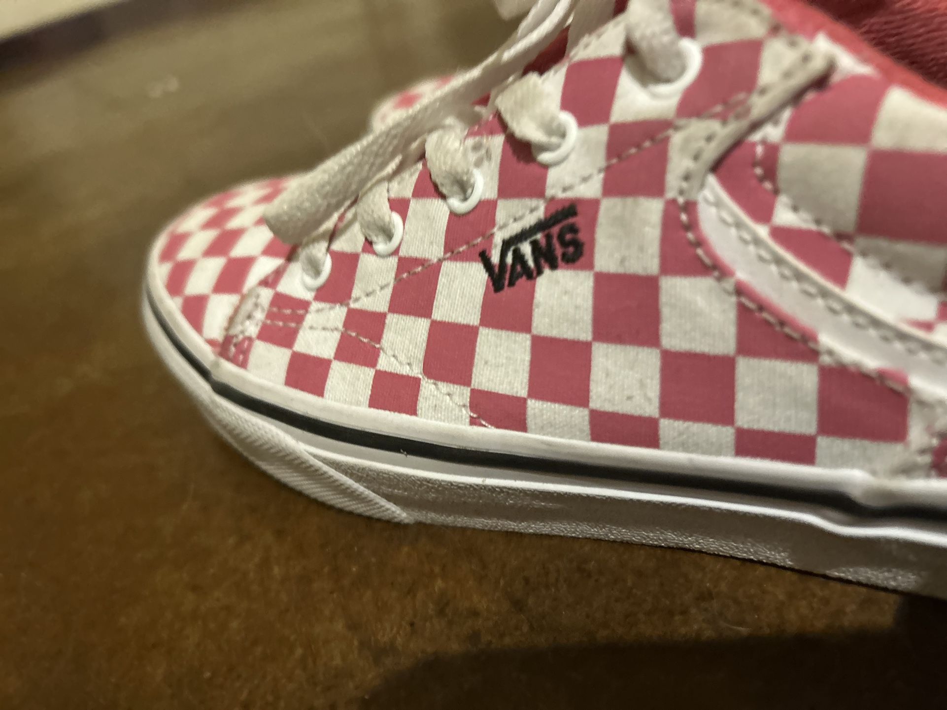 Pink Checkers van ($15)