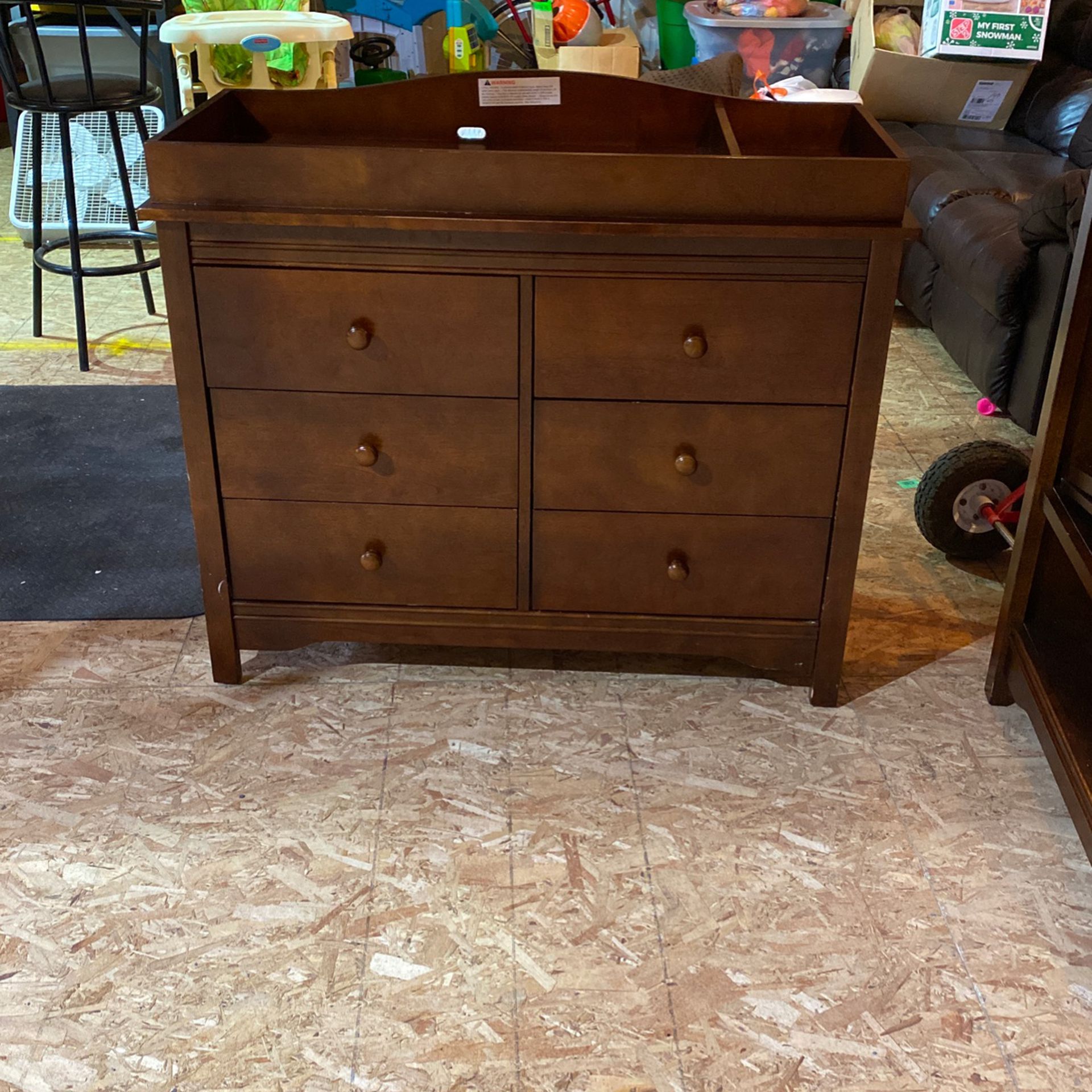 Nursery Dresser With Changing Table Top