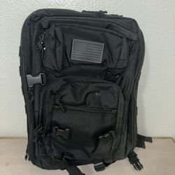 Black Tactical Bag pack 