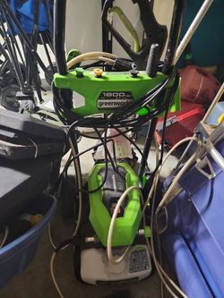 Greenworks electric pressure washer