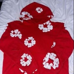Denim Tears Red Hoodie (Medium)