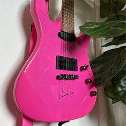 Mitchell Electric Pink Guitar