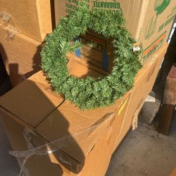  Crafters delight, 12 “ green wreaths brand new
