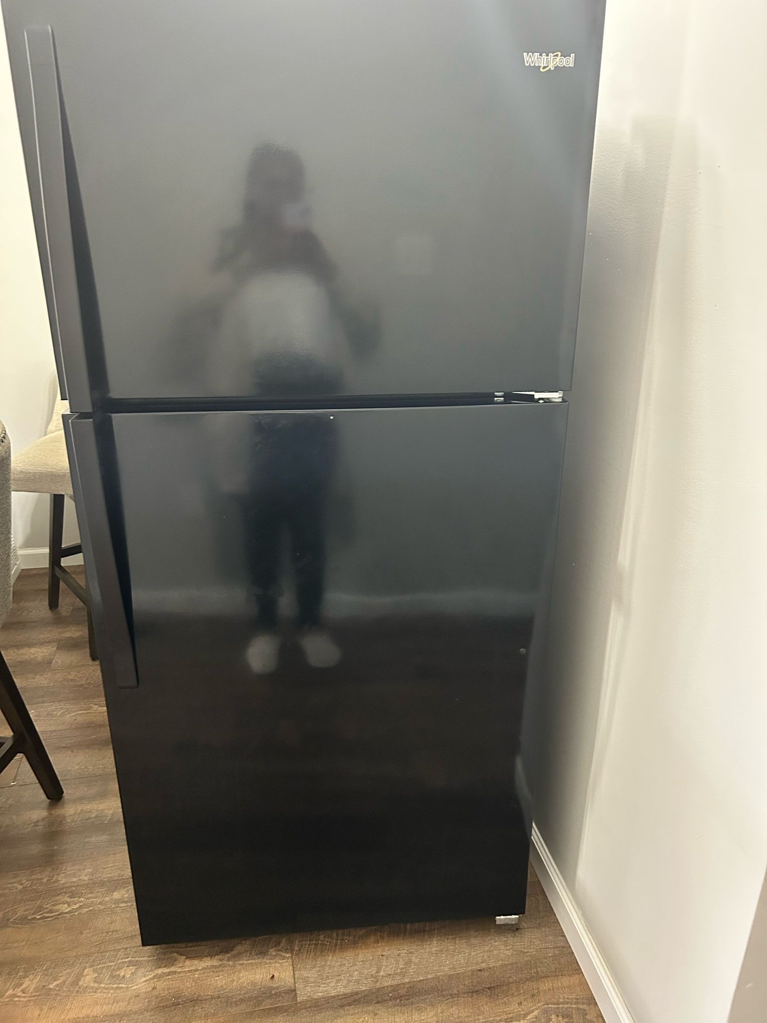 Black Whirlpool Refrigerator | Used