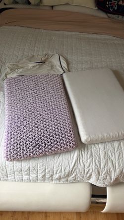 Purple pillow two  queen