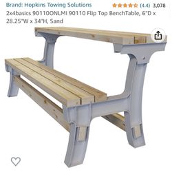 Convertible Table/bench Ends