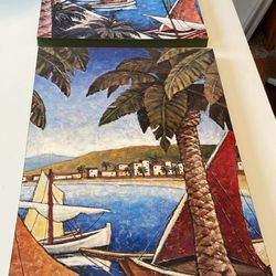Beach Scene Paintings 23”x31”