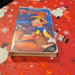 Pinocchio Masterpiece VHS Sealed