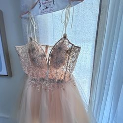 Rose Gold Dama Dress