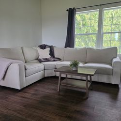 Pottery Barn Comfort Square Arm Sectional Couch