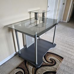 Glass Top Student Desk