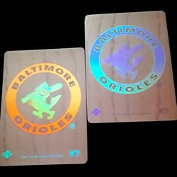 1991 Upper Deck Baltimore  Orioles Hologram Card/Stickers