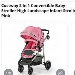 Pink stroller retails for$250