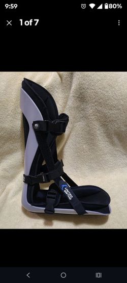 United Ortho Walking Boot Adjustable Leg Support Brace Large Orthopedic 15” Tall