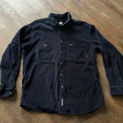 Timberland Navy Corduroy Button Up Shirt