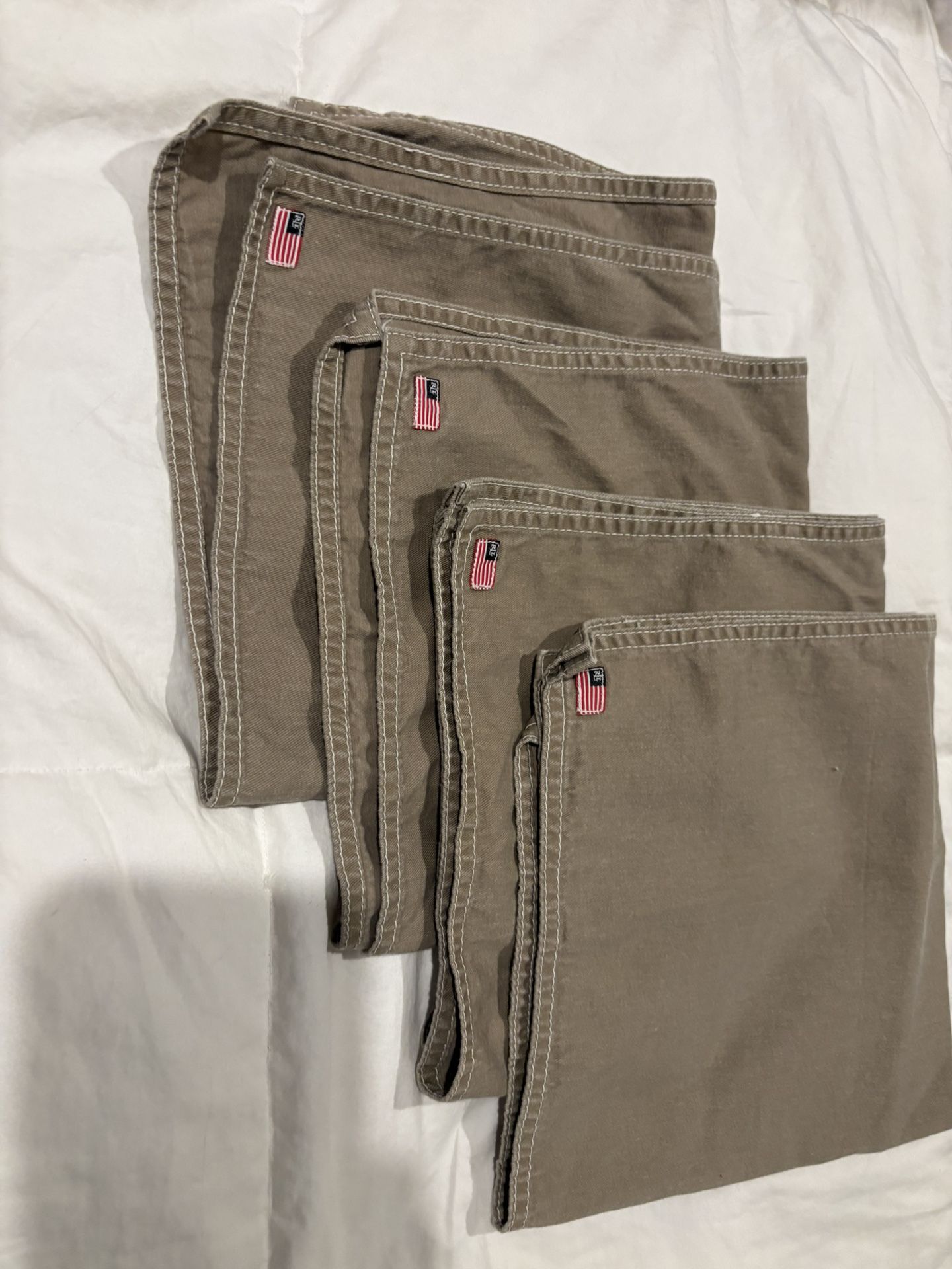 Lot Of 4 Vintage Ralph Lauren Napkins