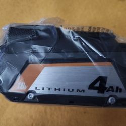 18v Ridgid 4ah Battery