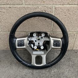OEM 2013-2018 RAM 1500/2500/3500 BLACK STEERING WHEEL BASIC STYLE