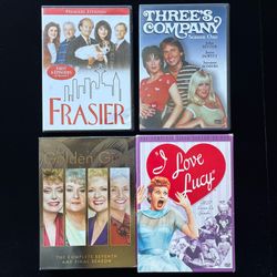Classic TV Lot DVD Set Frasier Threes Company Golden Girls I Love Lucy Sitcoms