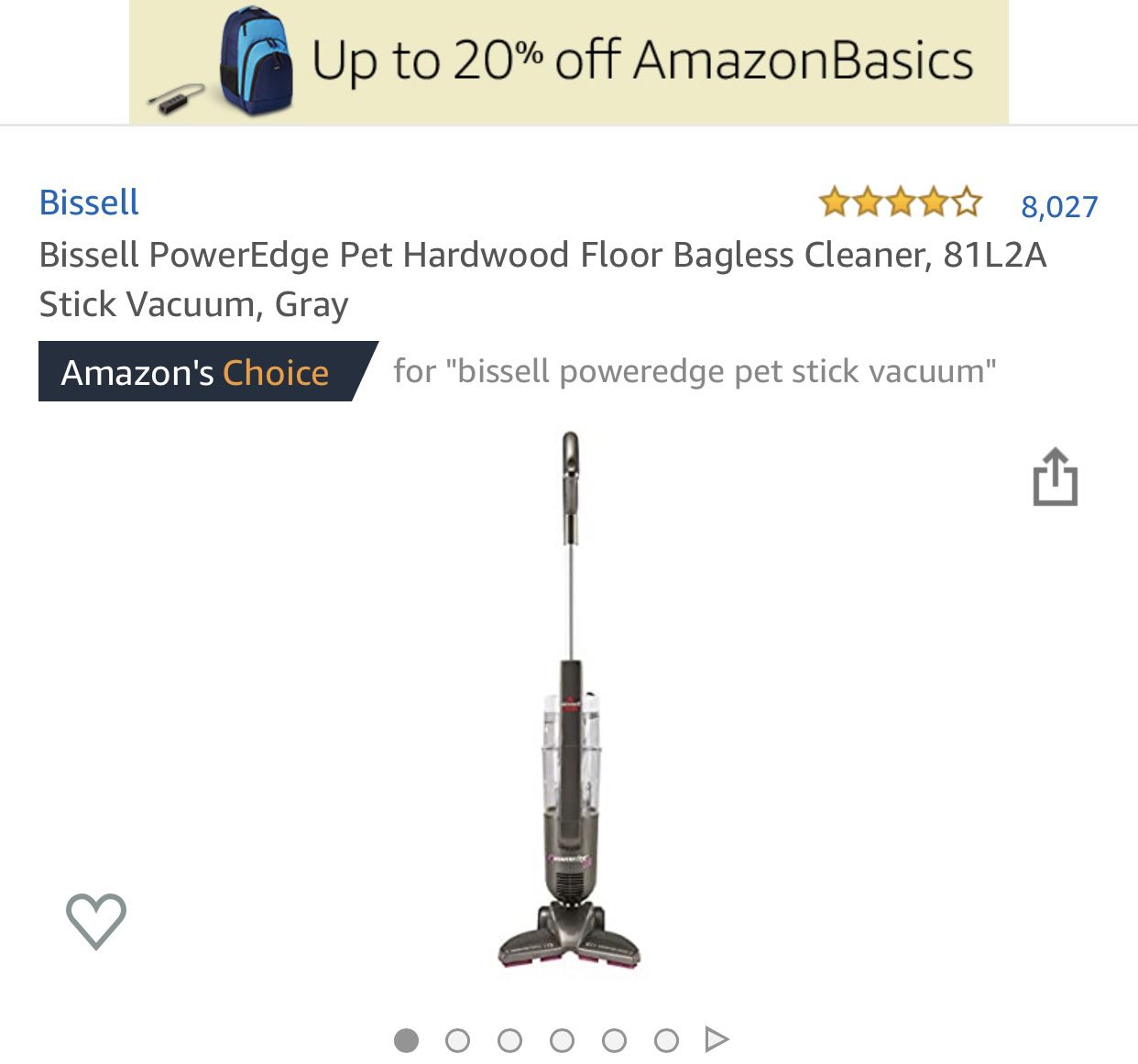 Bissell Power Edge Pet Vacuum