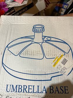 Perfecta White Umbrella Base