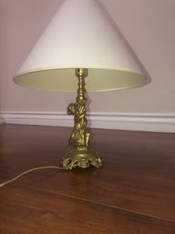 Antique Angel Lamp Gold Rare $199 TODAY ONLY
