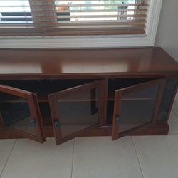 All Wood TV Entertainment Center