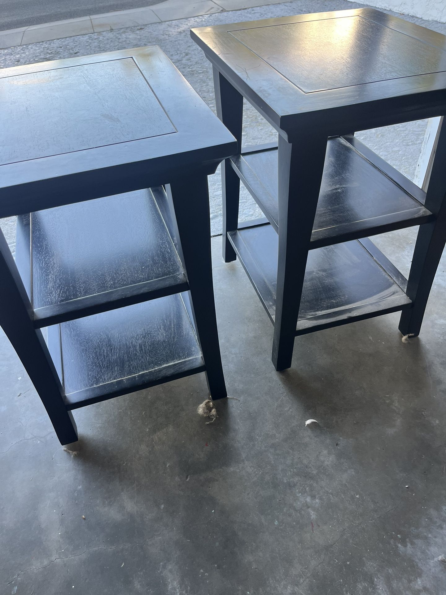 Pottery Barn End Tables 
