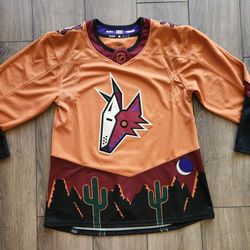 Arizona Coyotes Authentic Adidas Prime Green Reverse Retro 2.0 Blank Jersey Sz 50 