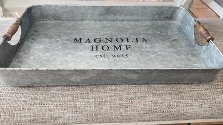 Metal Tray....... Magnolia Brand
