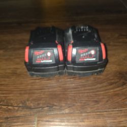Milwaukee 5.0 Batteries 