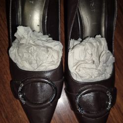 Brown Heels Size 8