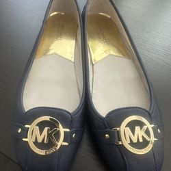 Michael Kors Fulton Moc leather flats 