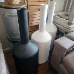 3 tall Vases