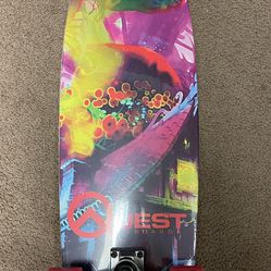 Quest 32" Fantasy Retro House Skateboard 